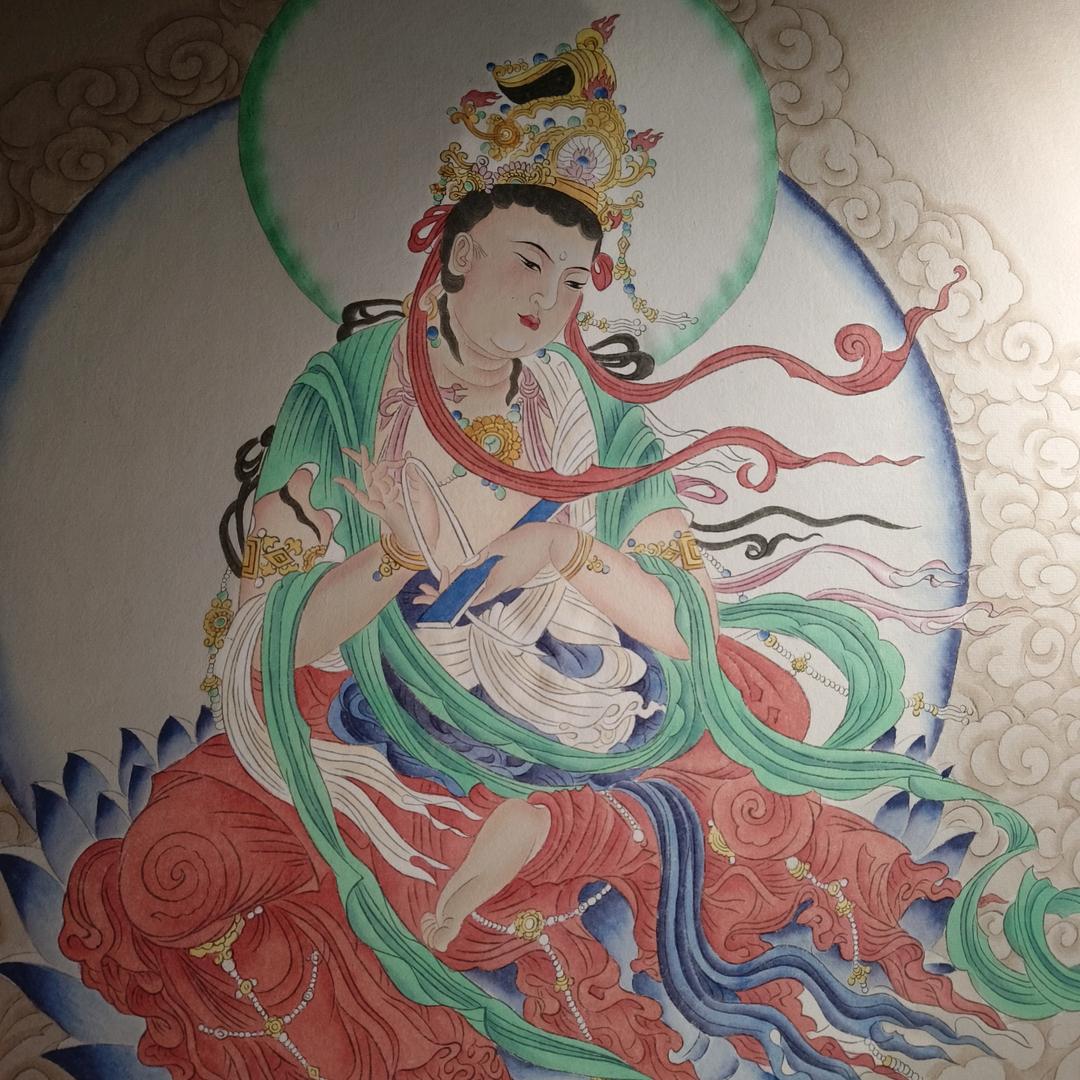 韵心～岩彩壁画