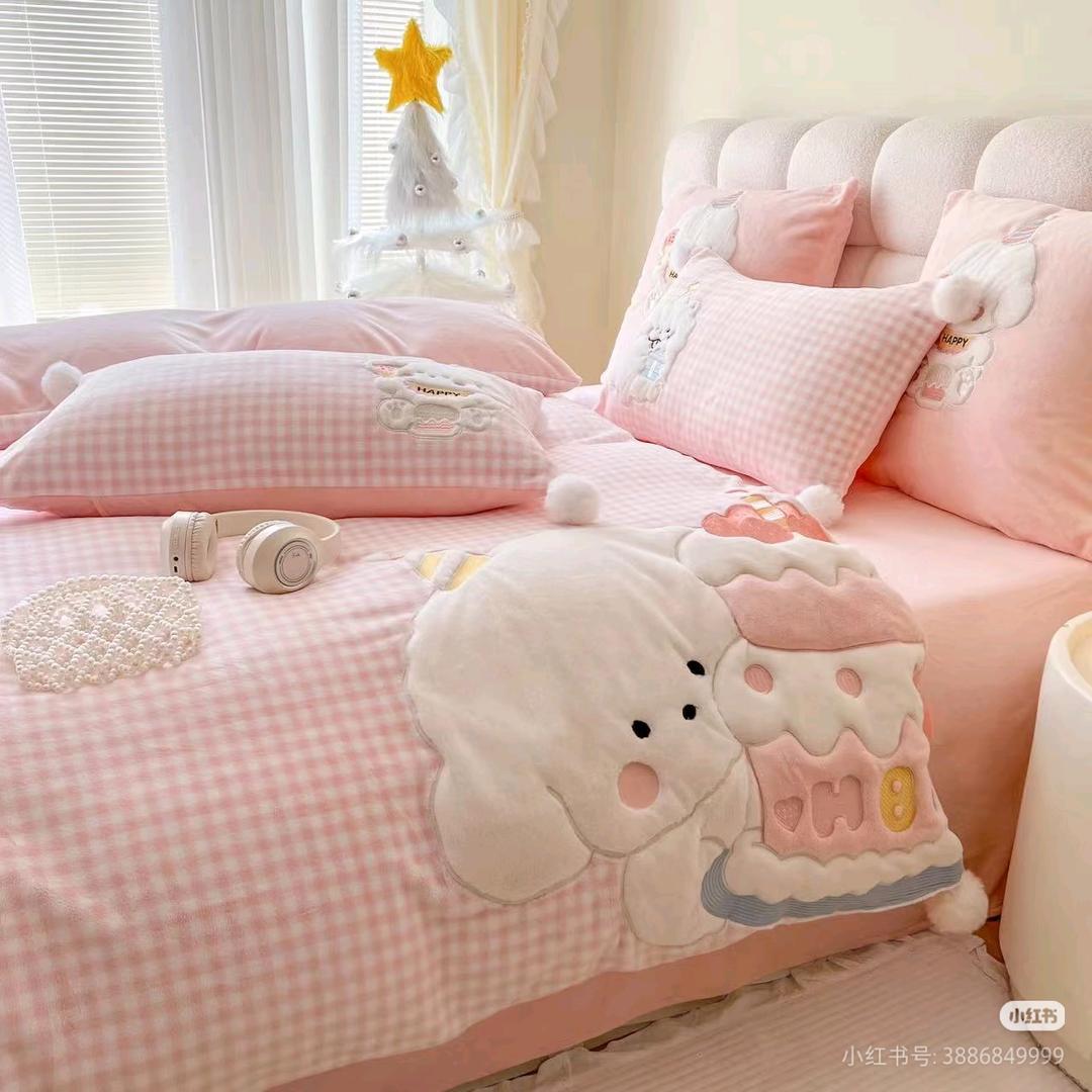 绒梦里精品绣花床品