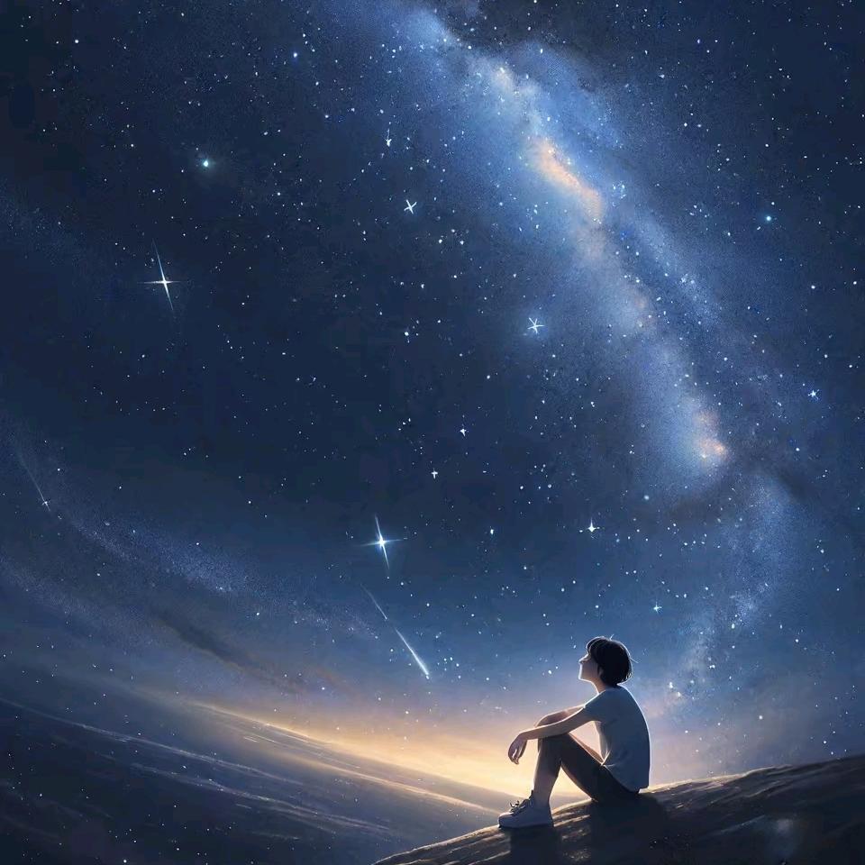仰望星空.