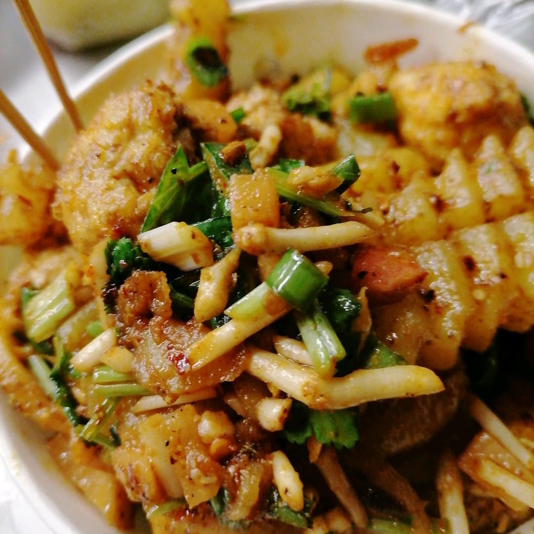 云南王姐做酱汁铁板豆腐狼牙土豆💖💖