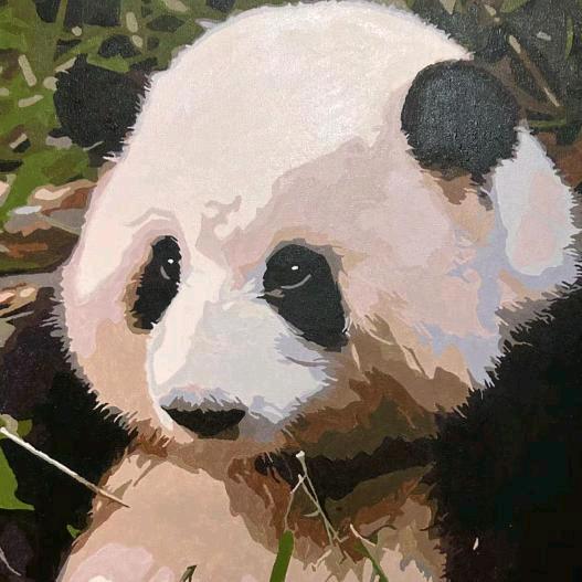 77数字油画♥子儒画艺