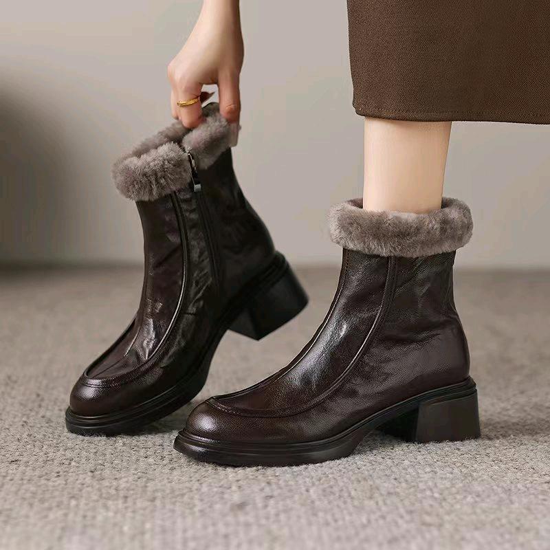 她她手工真皮女鞋