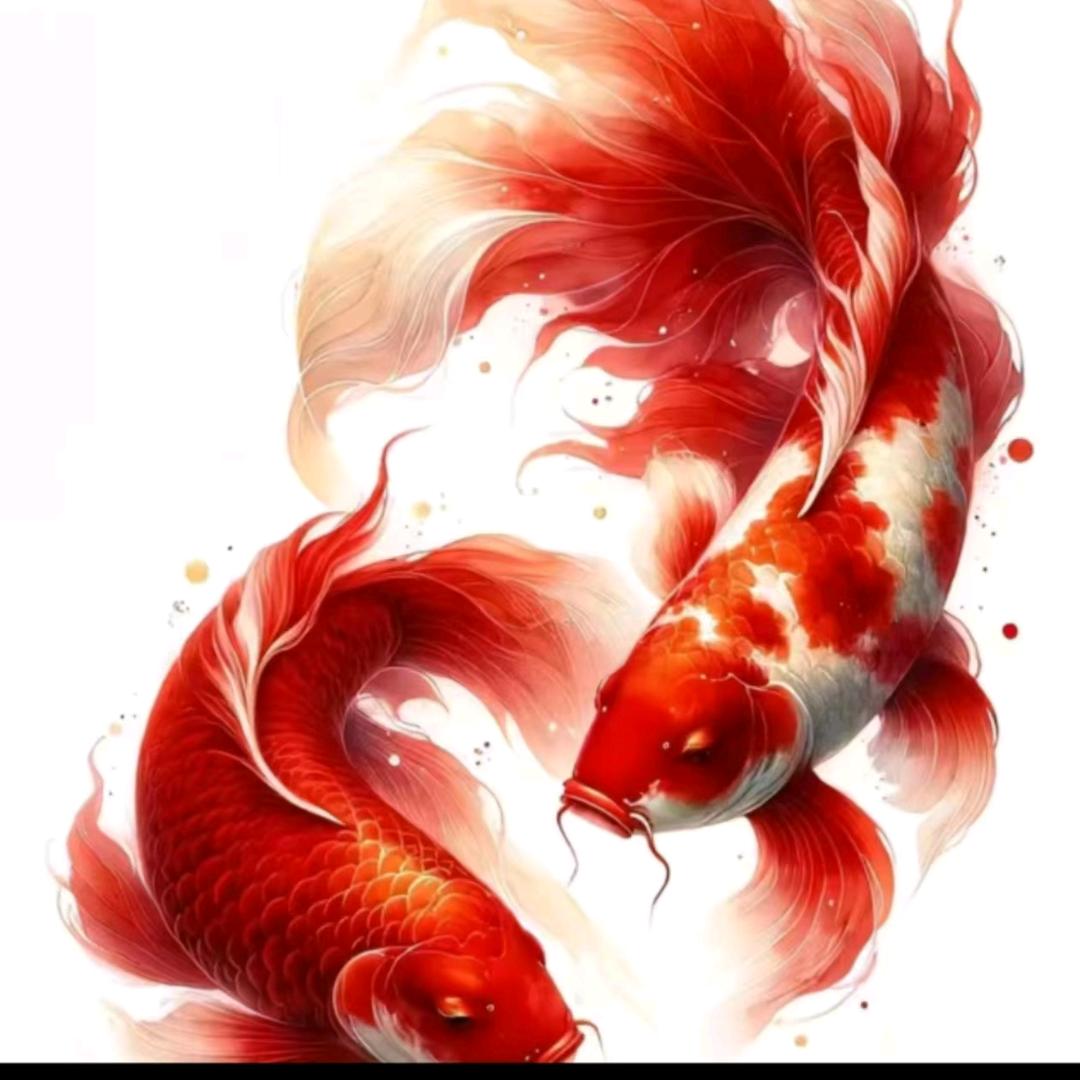 小姑娘观赏鱼