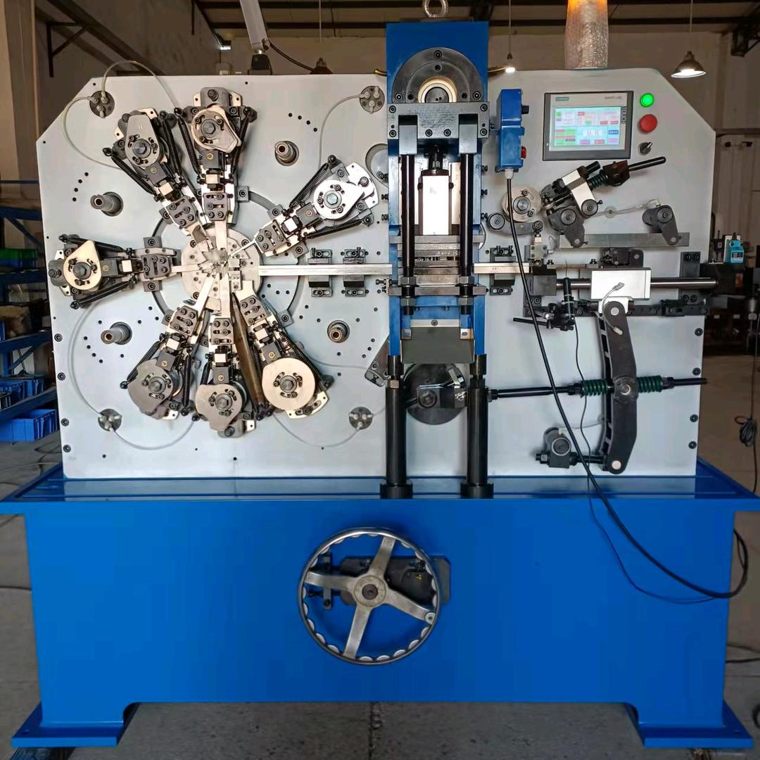 卓顺弹簧片成型机板簧机折弯成型机