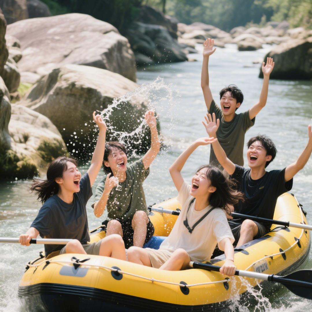 「庐江许山里・极速漂流尖叫现场」