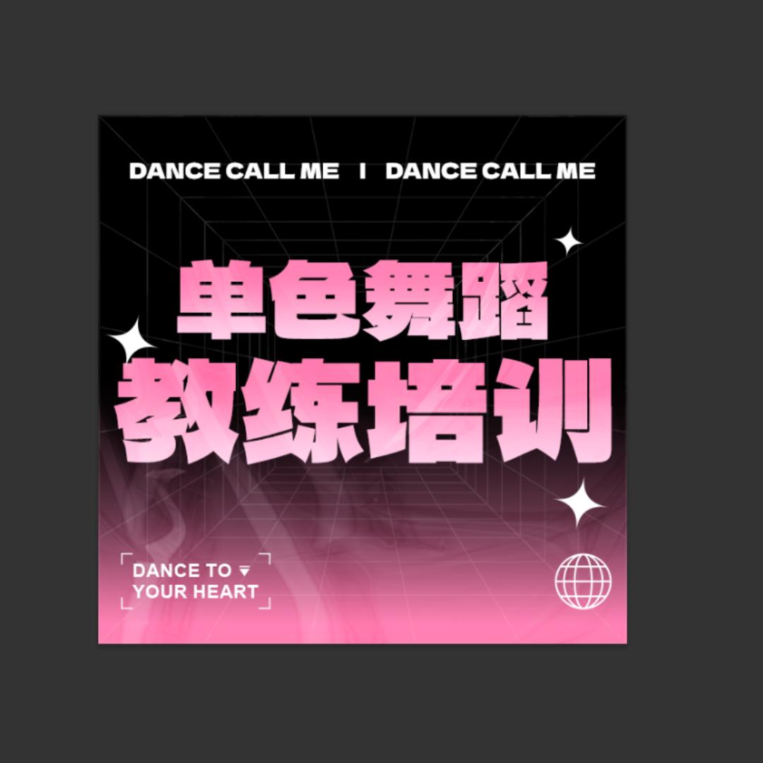 单色舞蹈系统班（原流行舞教练班）