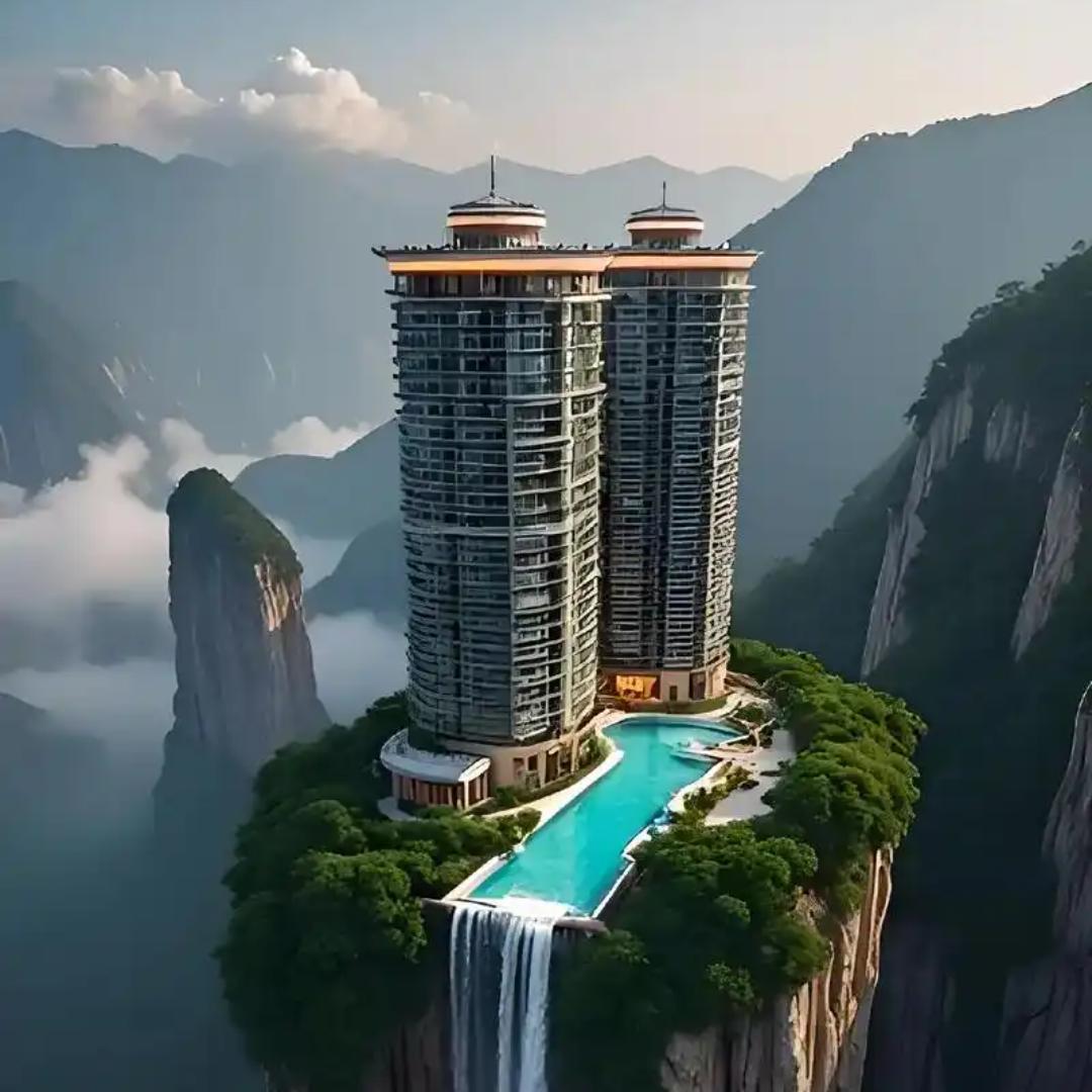 天空一片蔚蓝