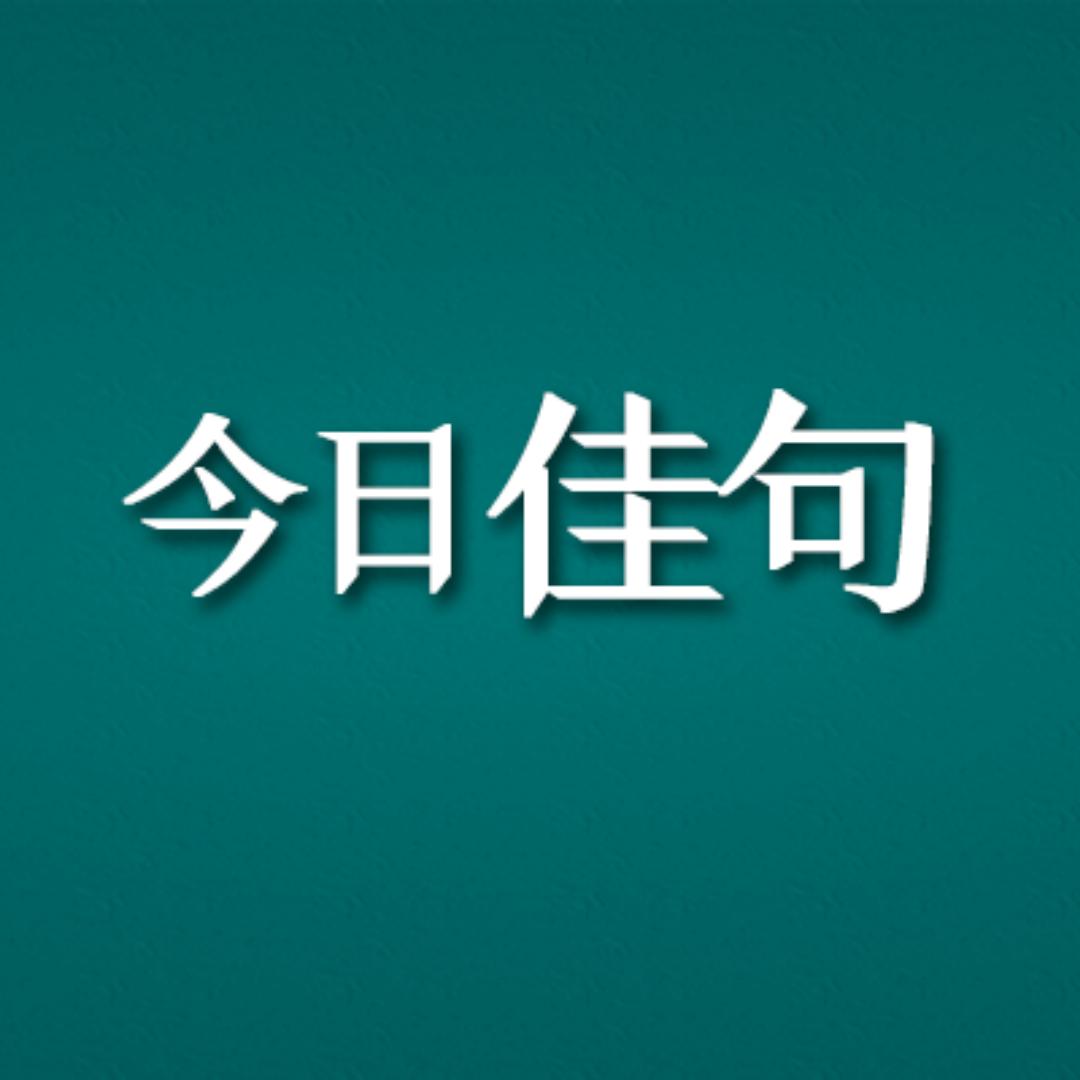 今日佳句
