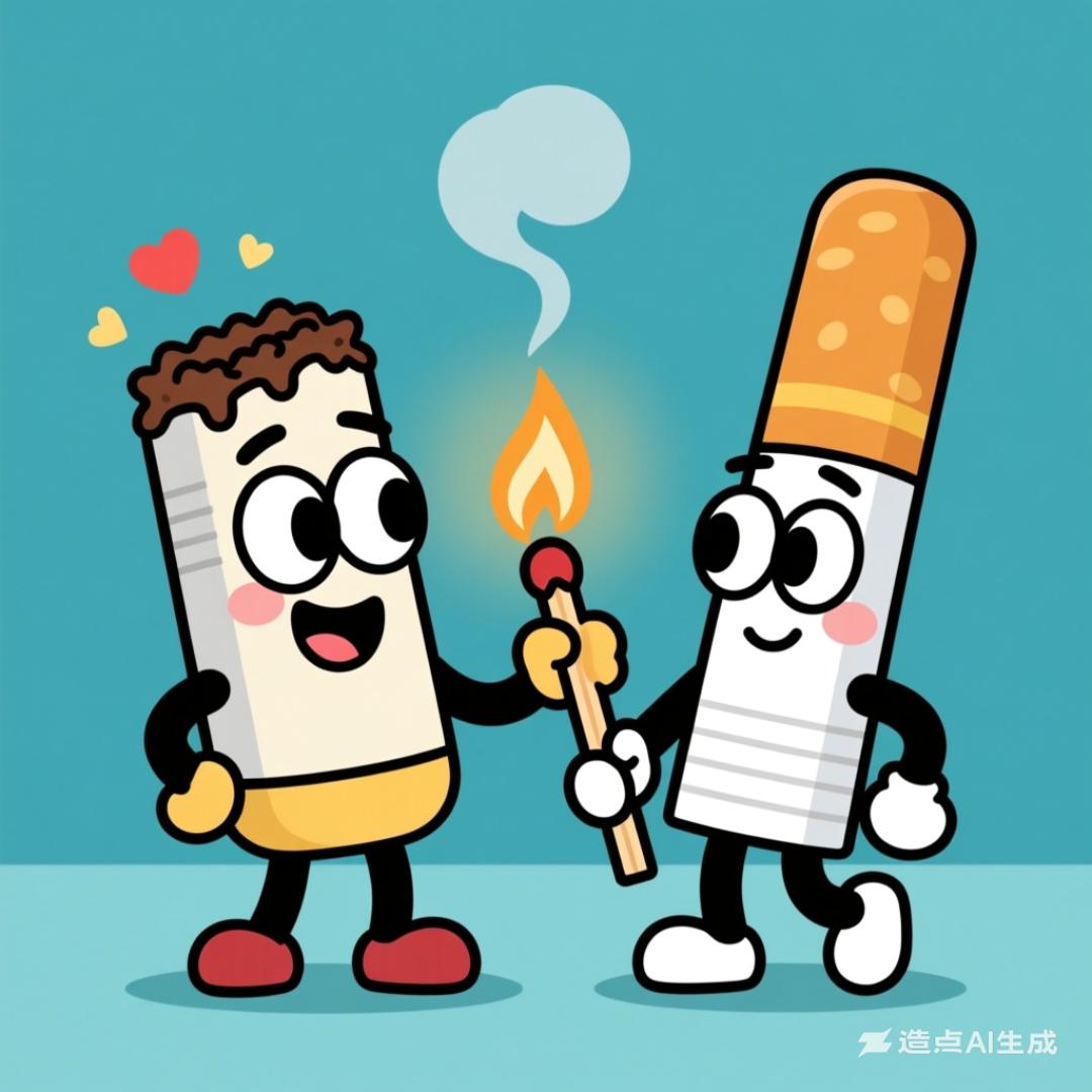 香烟爱上火柴