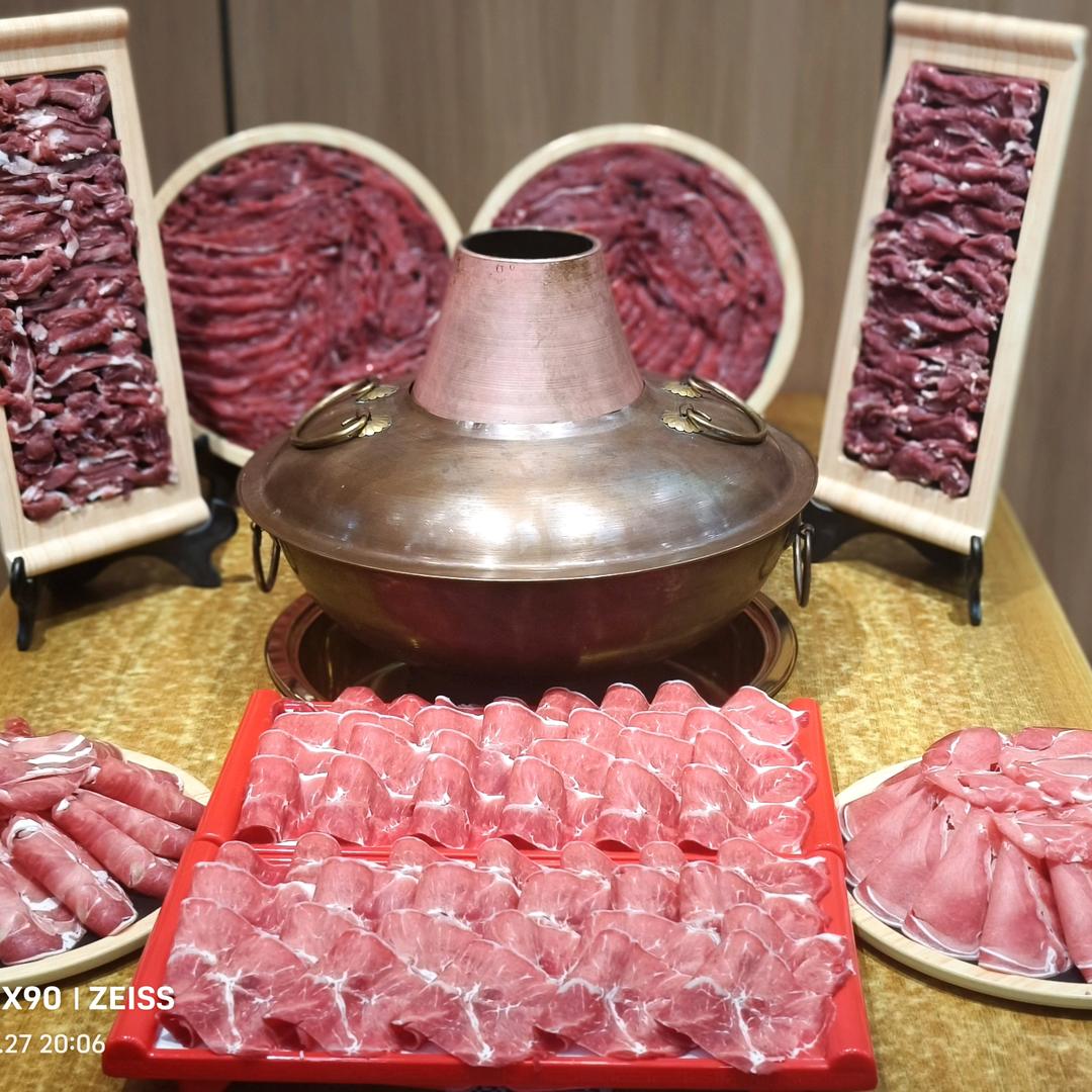 鲜肉铜锅涮