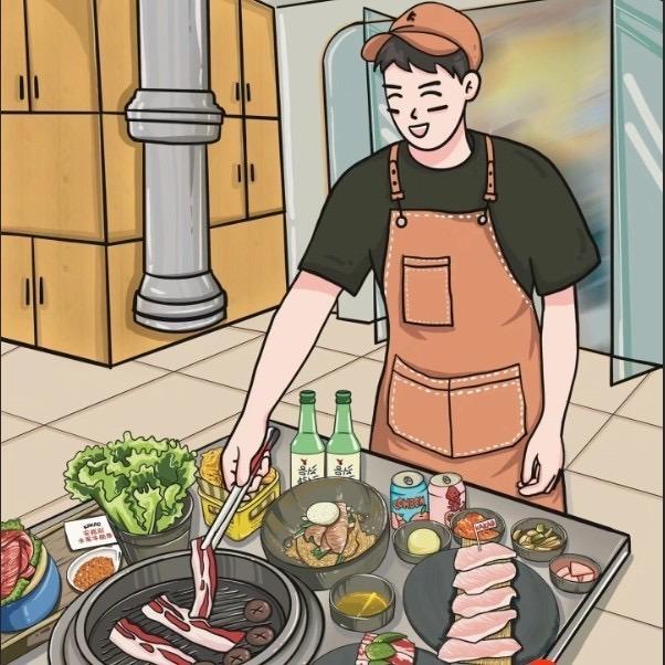 在南宁做烤肉的王哥