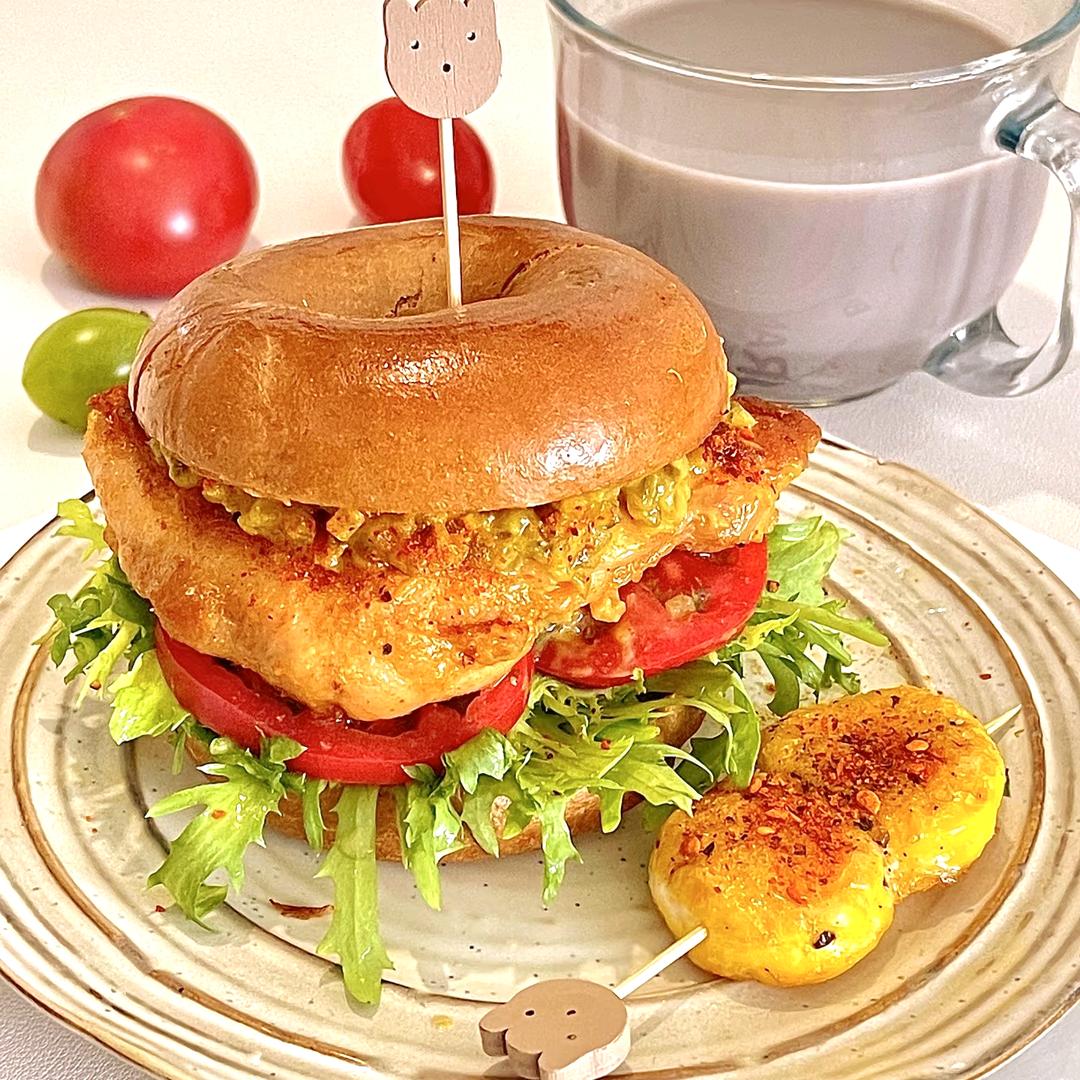 黄油芝士炸鸡·贝果（滨医学院店）