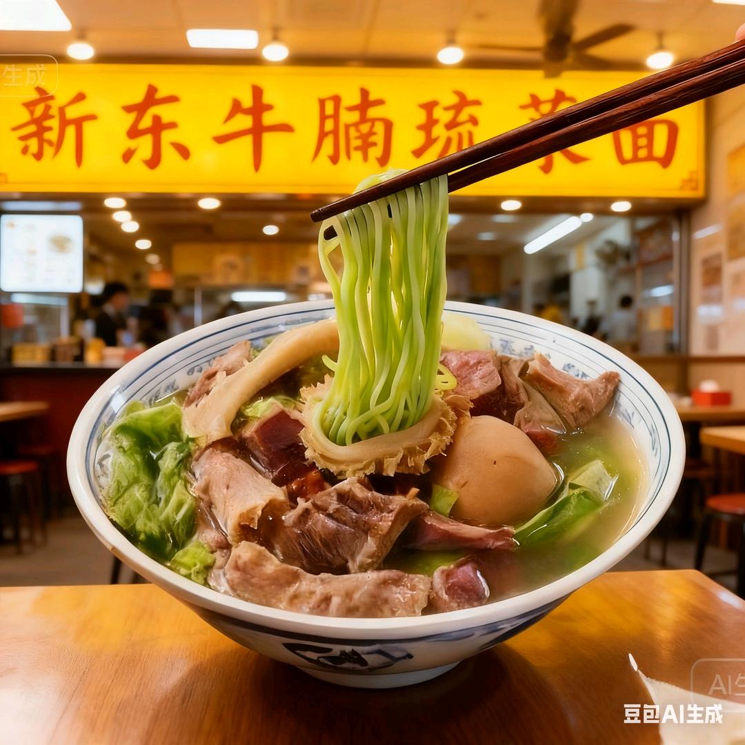 新东牛腩蔬菜面官方号