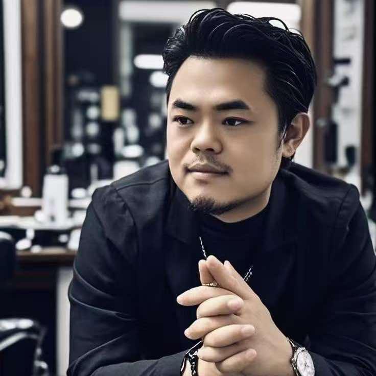 阿中在贵阳男士国潮发型设计