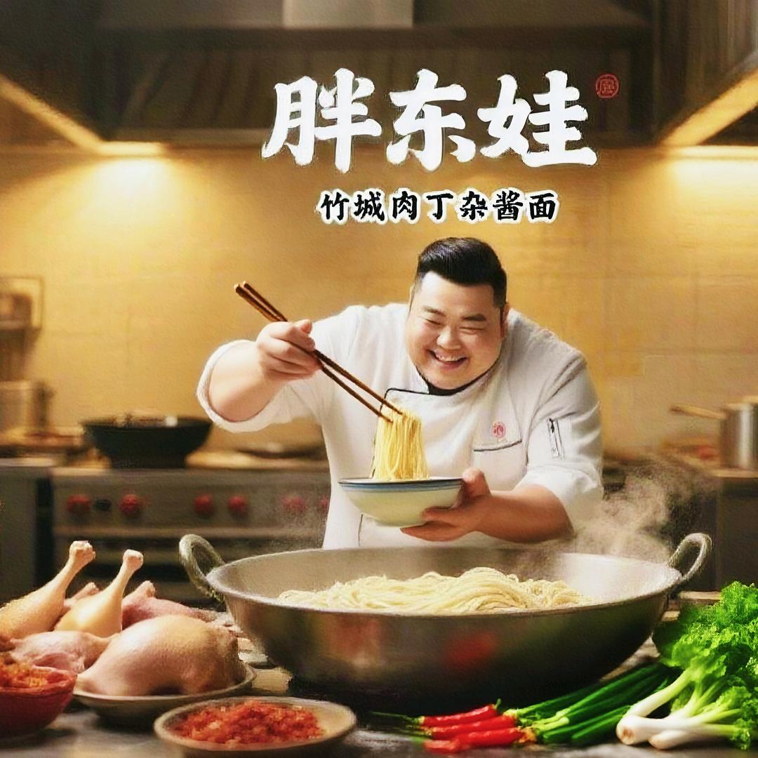 胖东娃全牛面