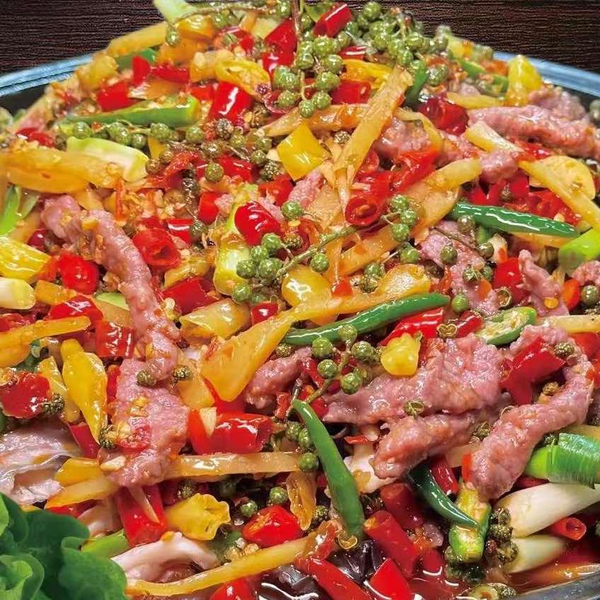 小夜猫煎锅鱼辣子鸡