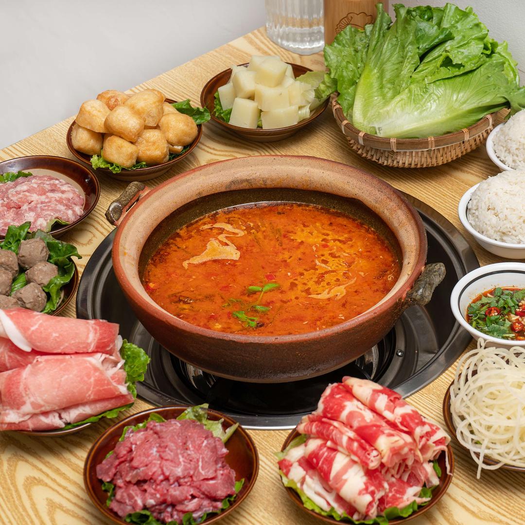 林大厨地摊自助火锅·豆米酸汤