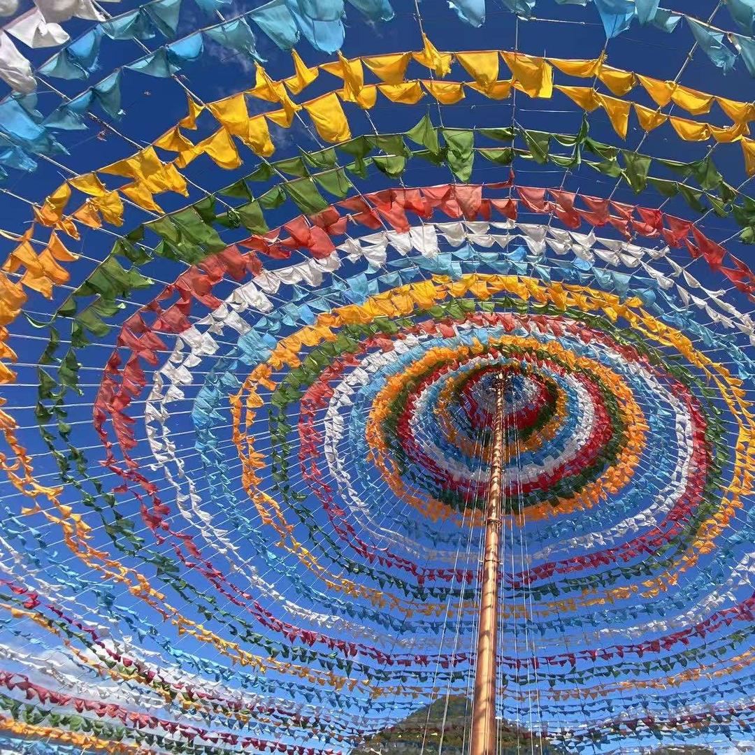 香格里拉大经幡