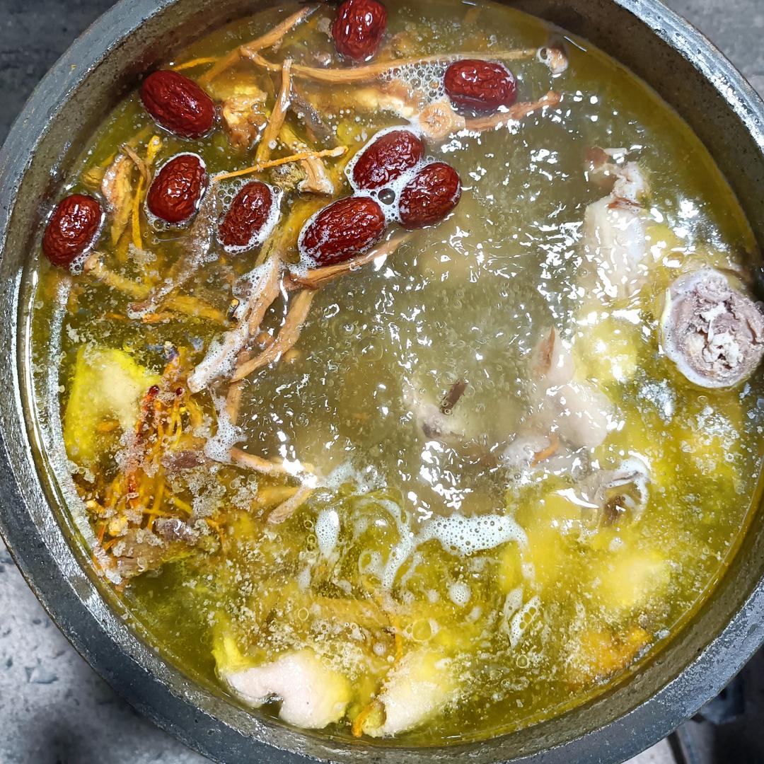 满天星烧烤(小泥炉炖母鸡)