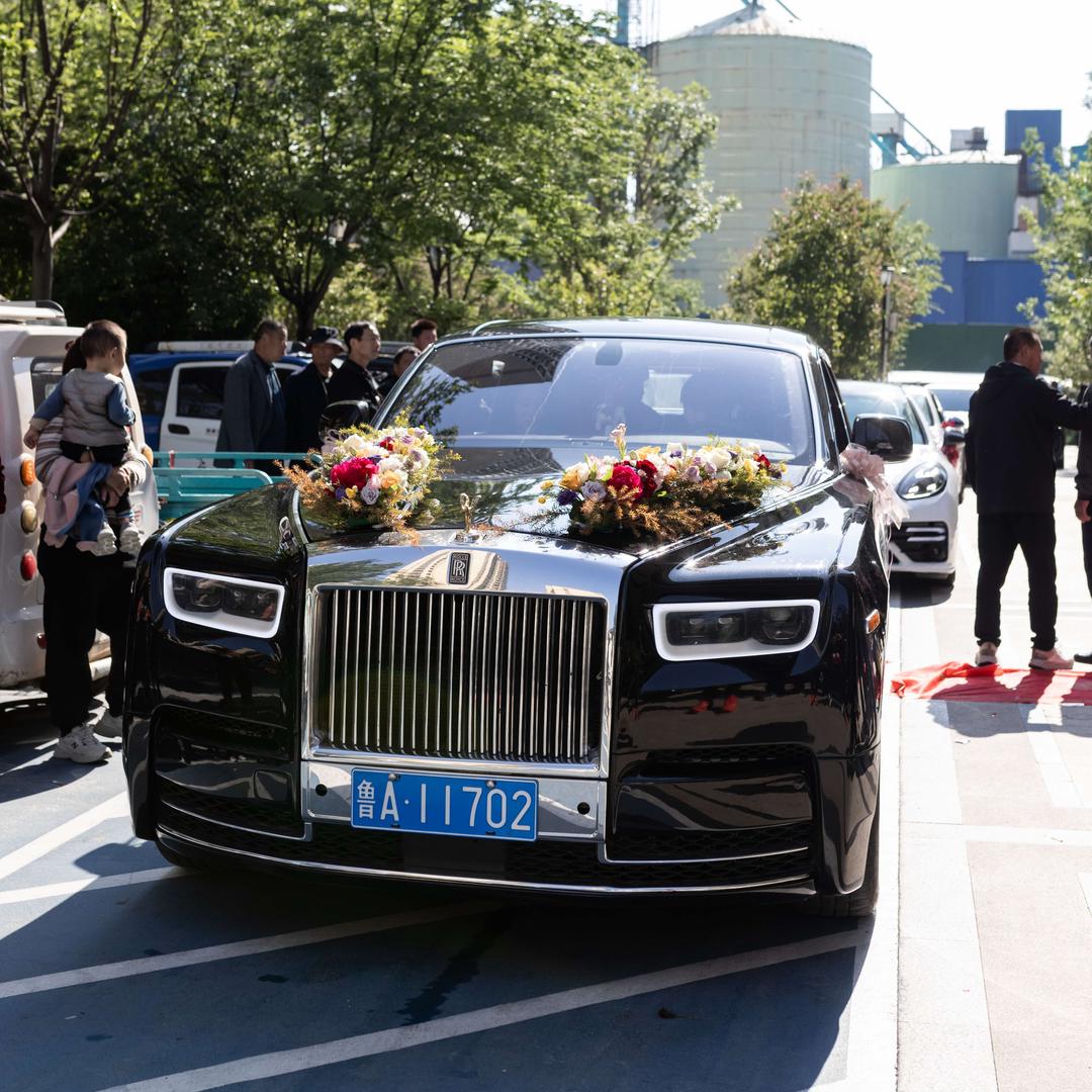 囍悦婚礼策划.高端婚车 礼炮车 彩虹门