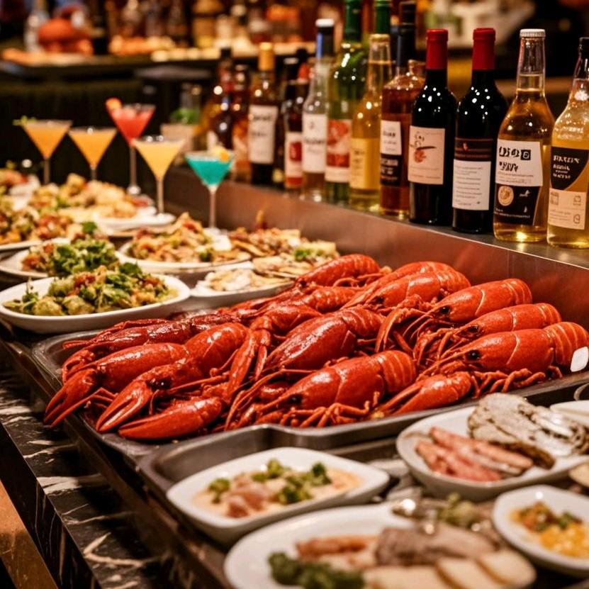 碳香无限自助烧烤工厂含酒水龙虾生蚝