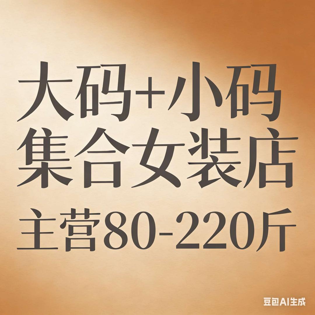 转角大码小码集合店