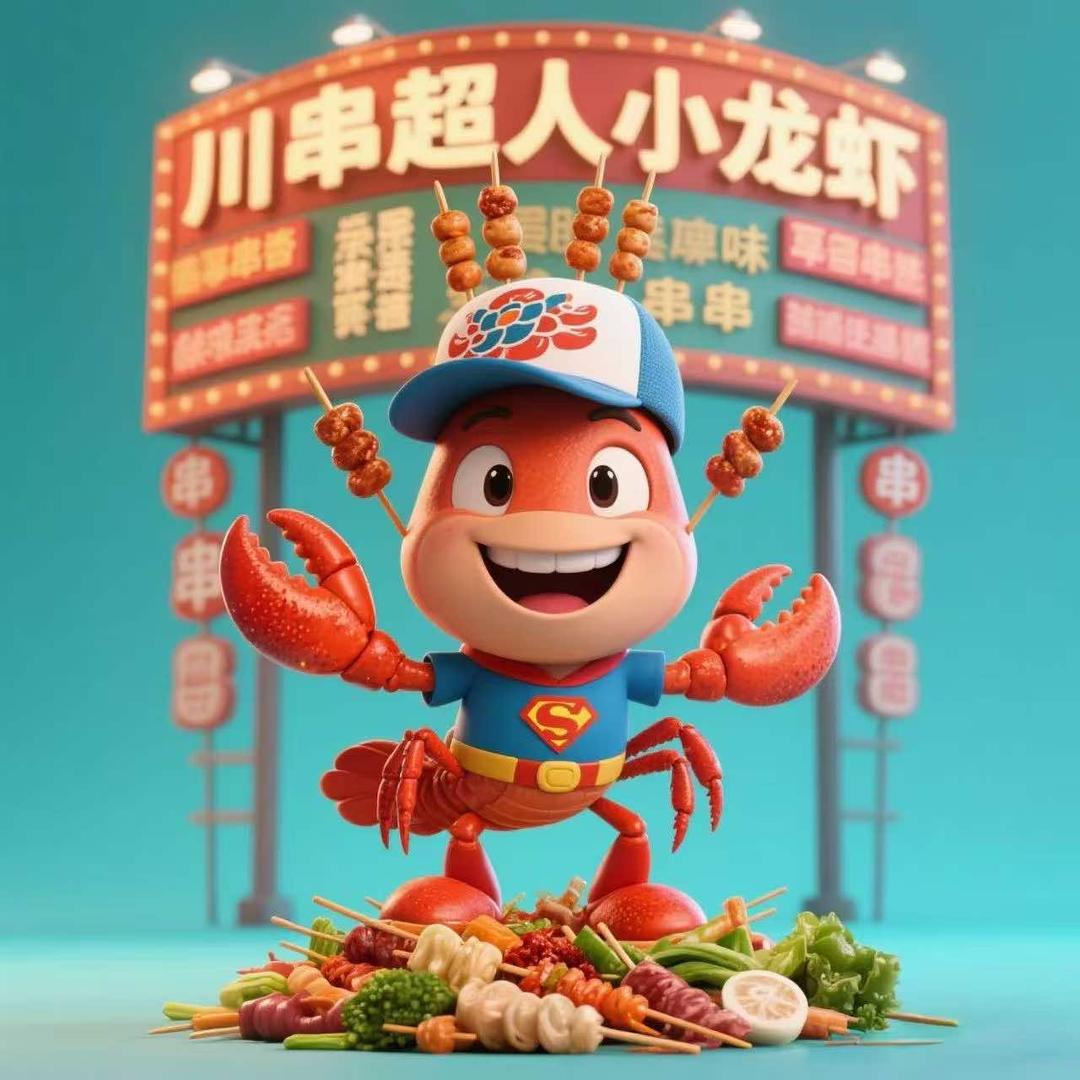 川串超人小龙虾