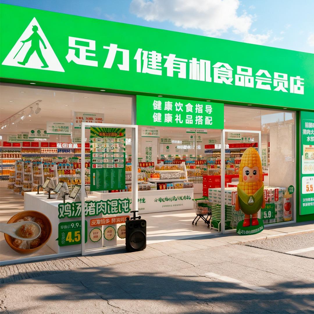 足力健有机食品福利直播间