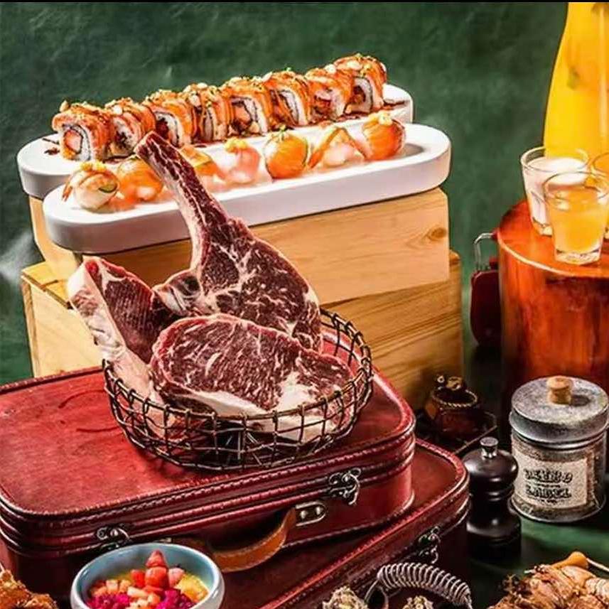 十区牛排海鲜自助烤肉