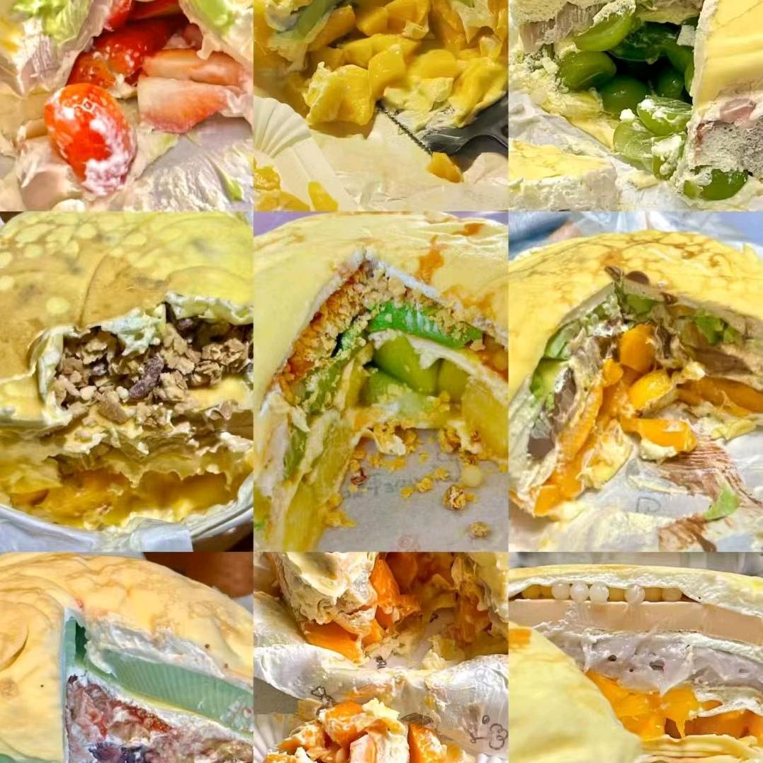 廖朵朵千层慕斯蛋糕