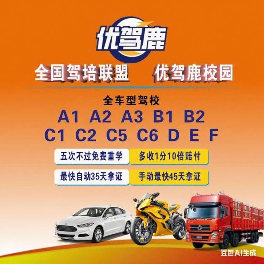 优驾鹿·长沙摩托车驾考官方号