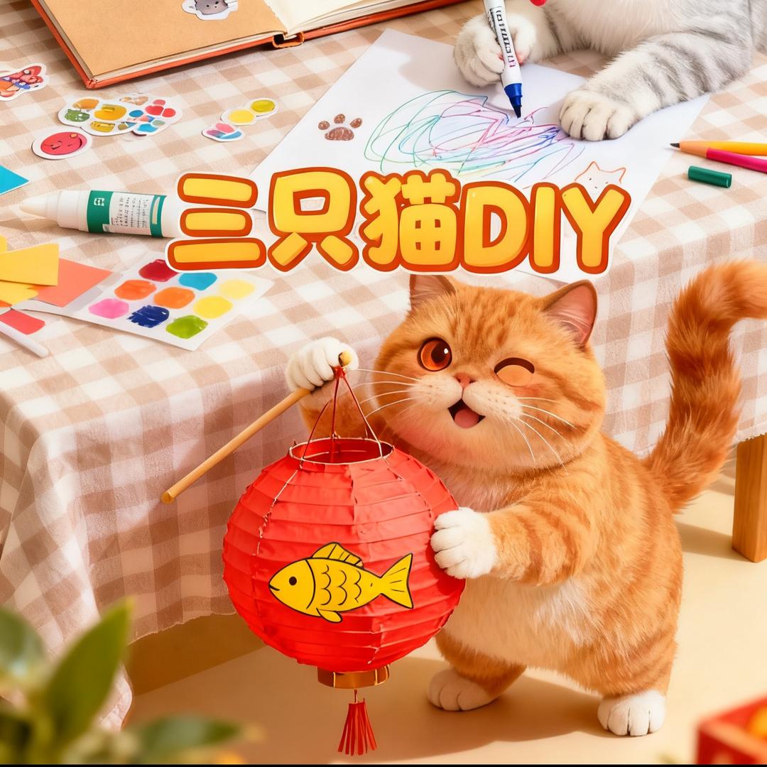 三只猫DIY手作坊官方号