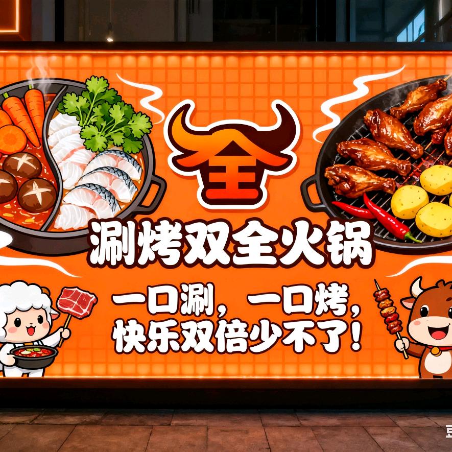 烧烤烤肉涮烤双全火锅店官方号