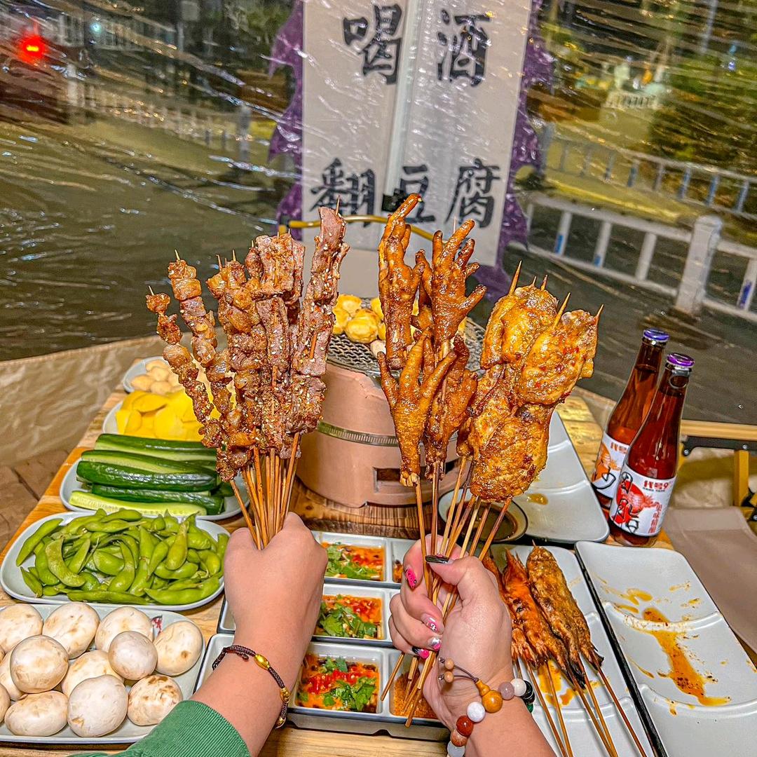 街边牛肉串（清真）