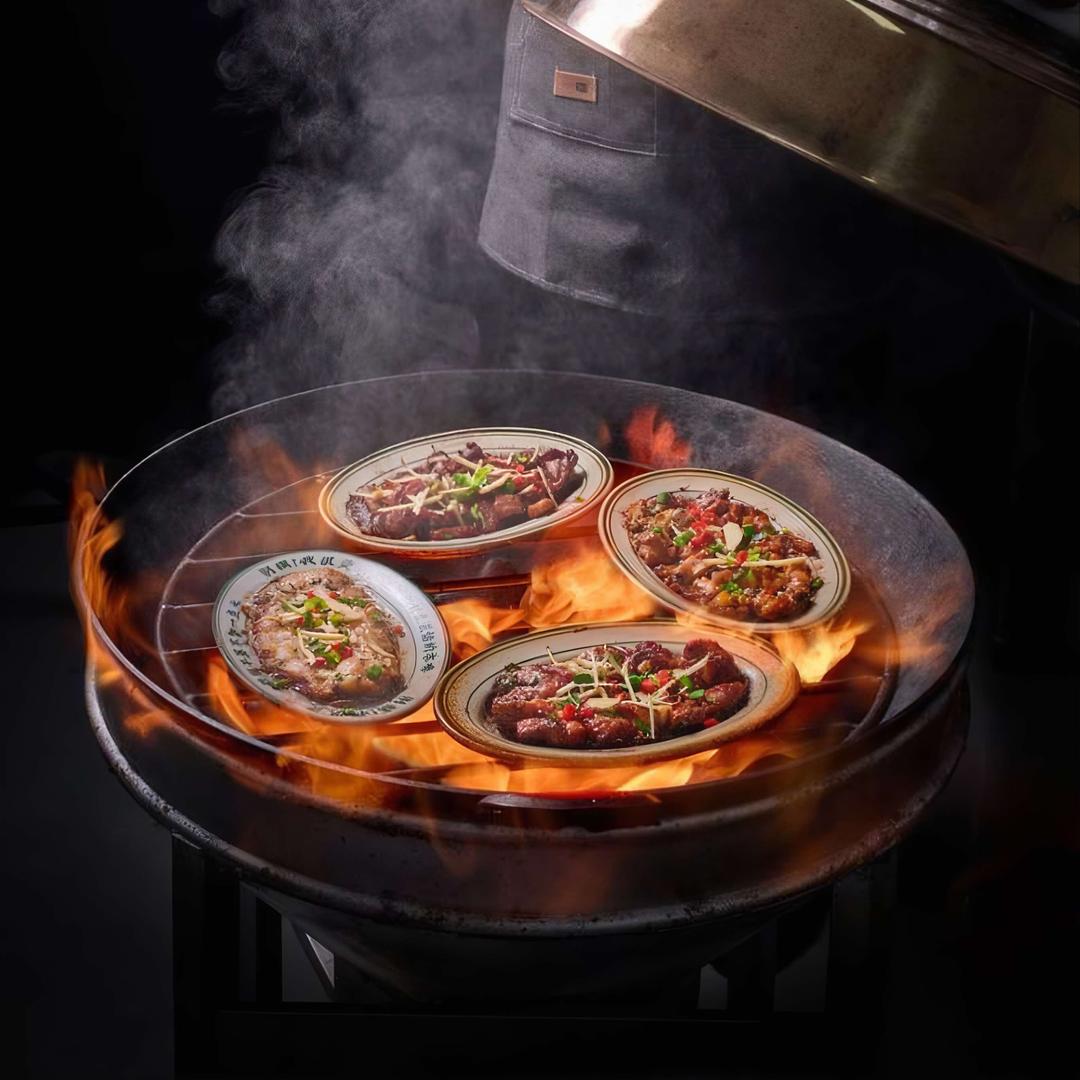 食德利干蒸排骨山泉水炖汤