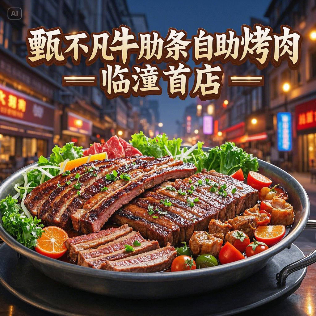 甄不凡牛肋条自助烤肉