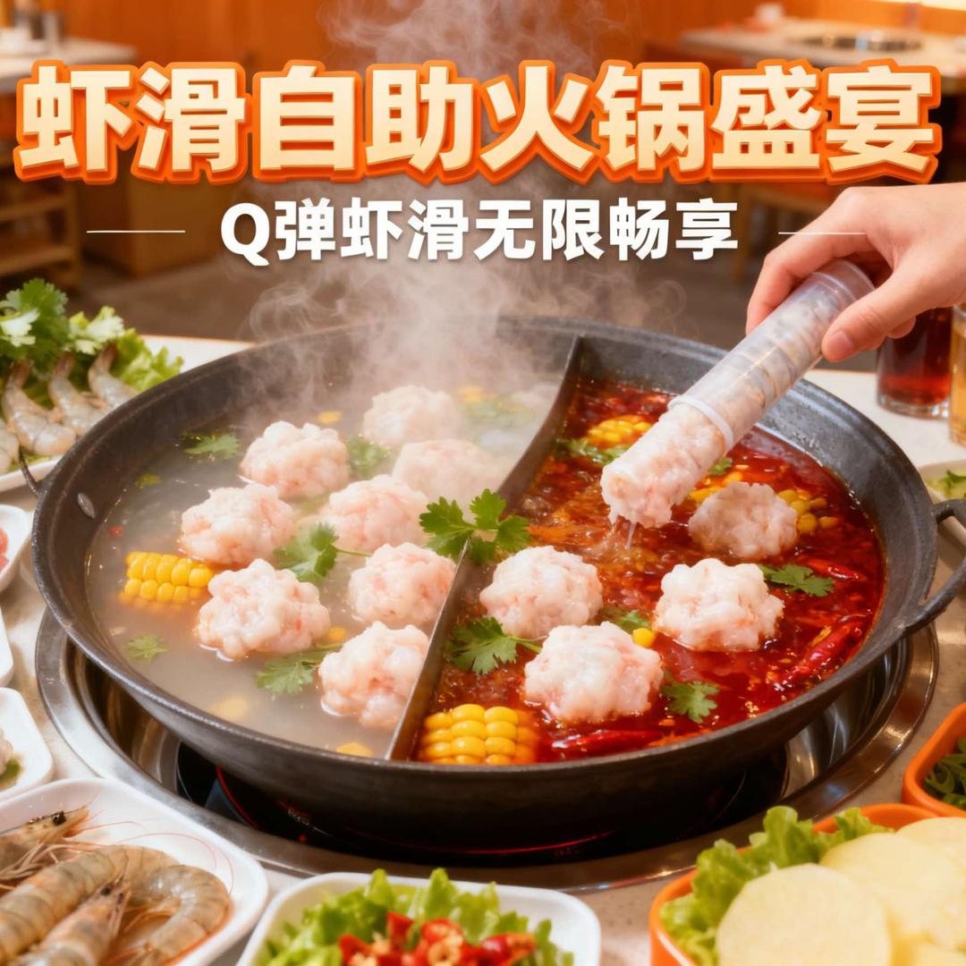 聚滑涮·虾滑自助火锅官方号