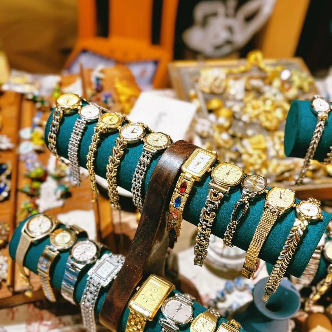 中古vintage手表18k金 曼泰