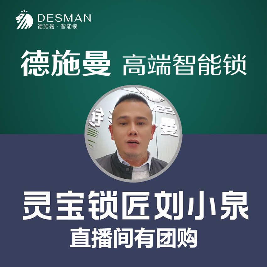 灵宝刘小泉德施曼智能锁