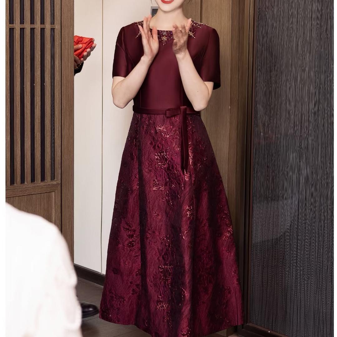 繁花喜妈妈婚宴礼服