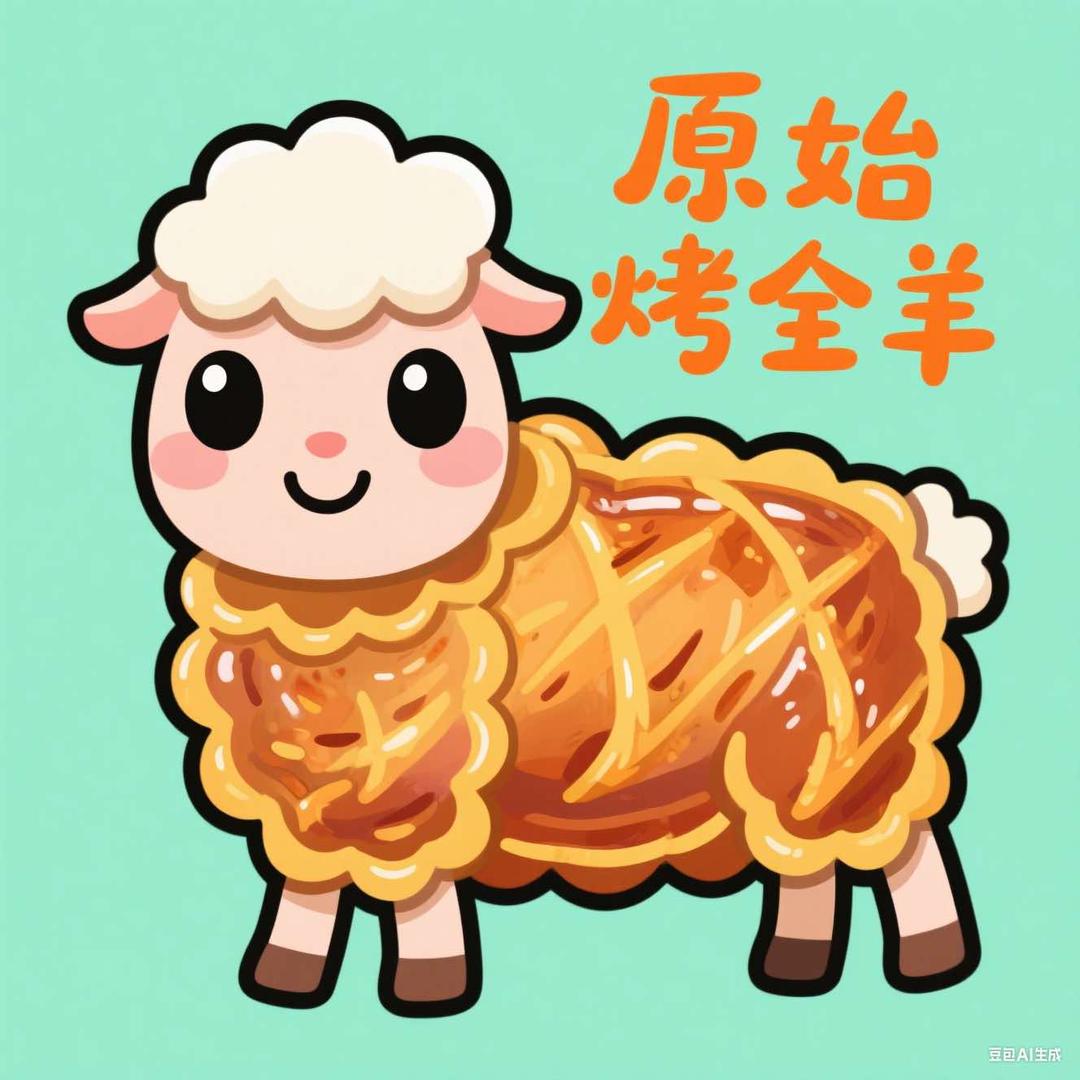 原始烤全羊