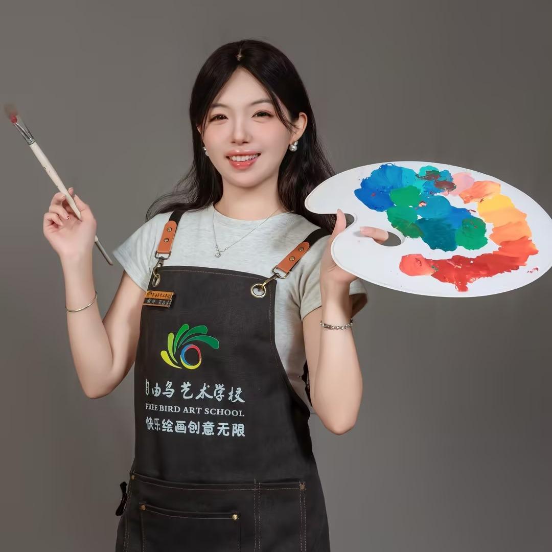 自由鸟美术橘子老师