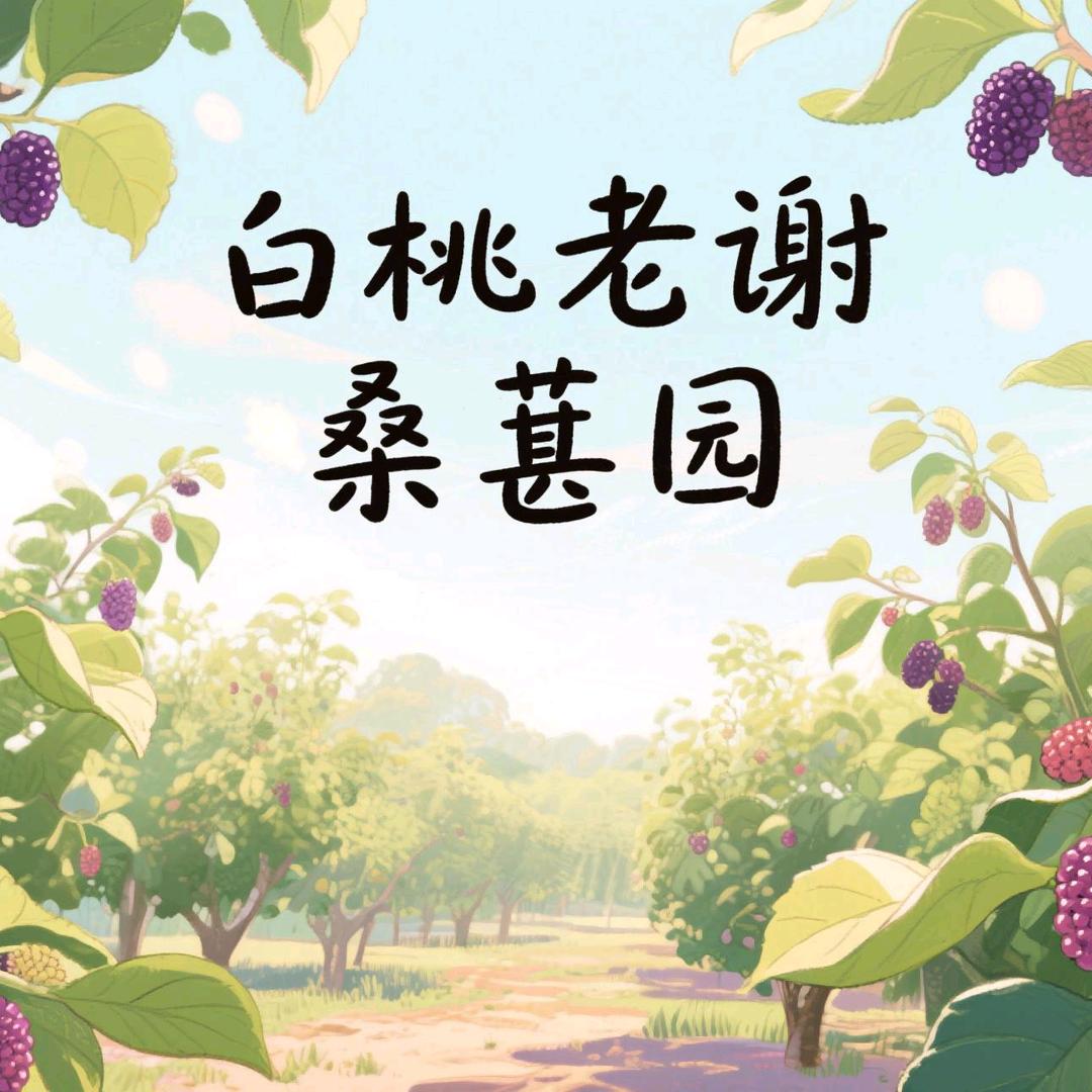 白桃老谢桑葚采摘园