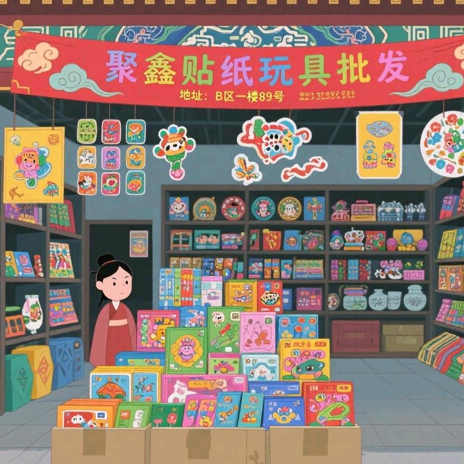 聚鑫贴纸玩具批发官方号