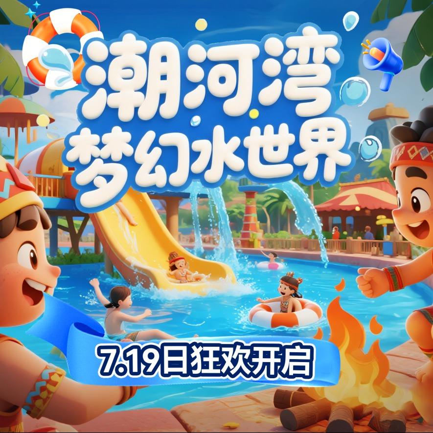 潮河湾梦幻水世界（夜场狂欢中）