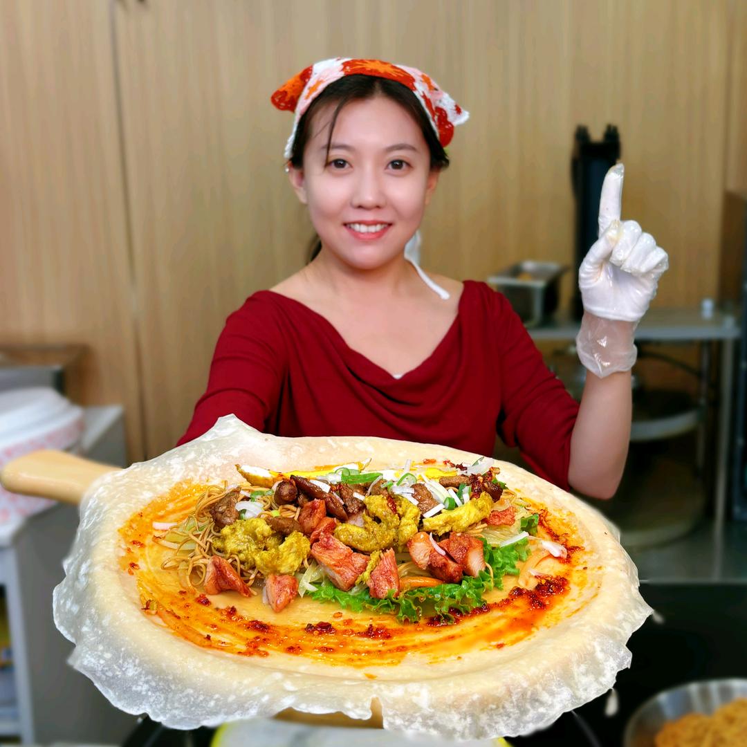 加个蛋威威的鸡柳卤肉卷饼