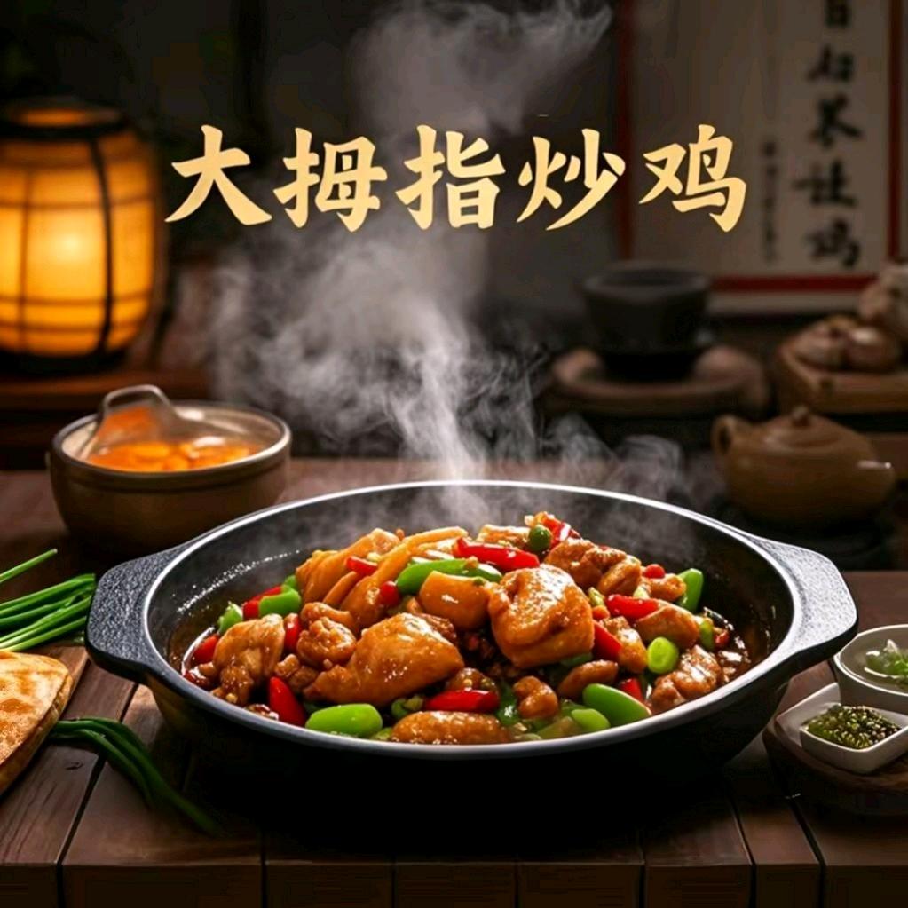 大拇指炒鸡家常菜