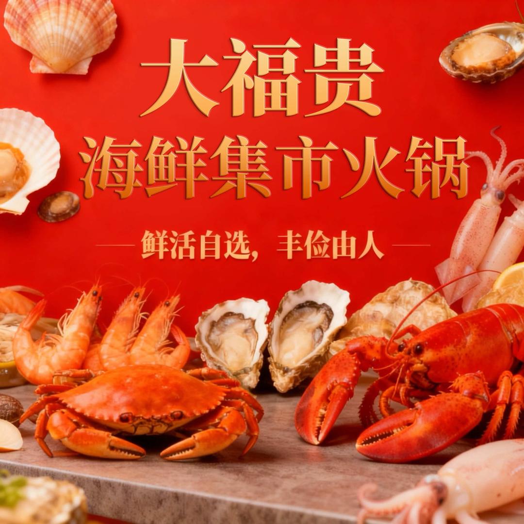 兴国大福贵海鲜集市火锅
