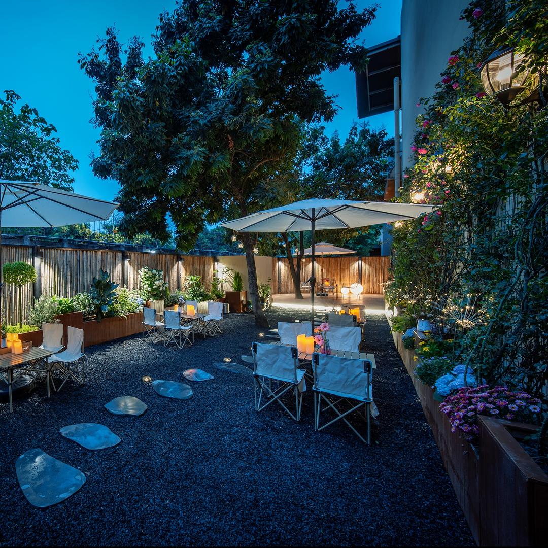 印主题浣溪沙花园别墅民宿