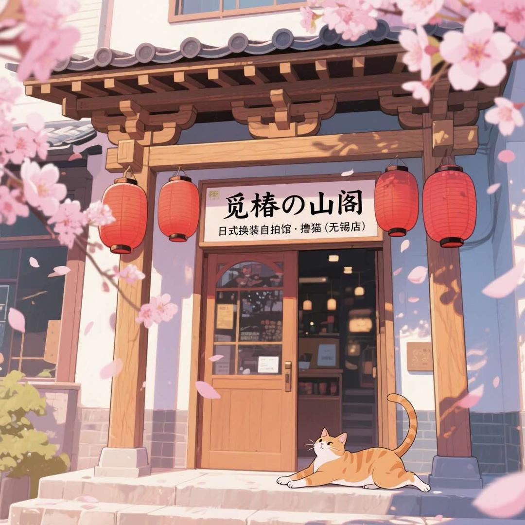 觅椿の山阁·日式和服换装·撸猫（无锡店）